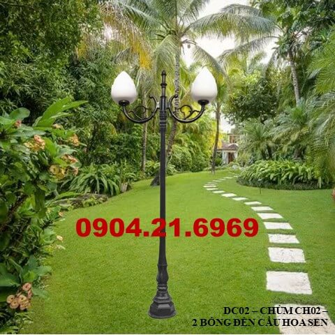 cot den san vuon dc02 chum ch02 2 den cau hoa sen.JPG