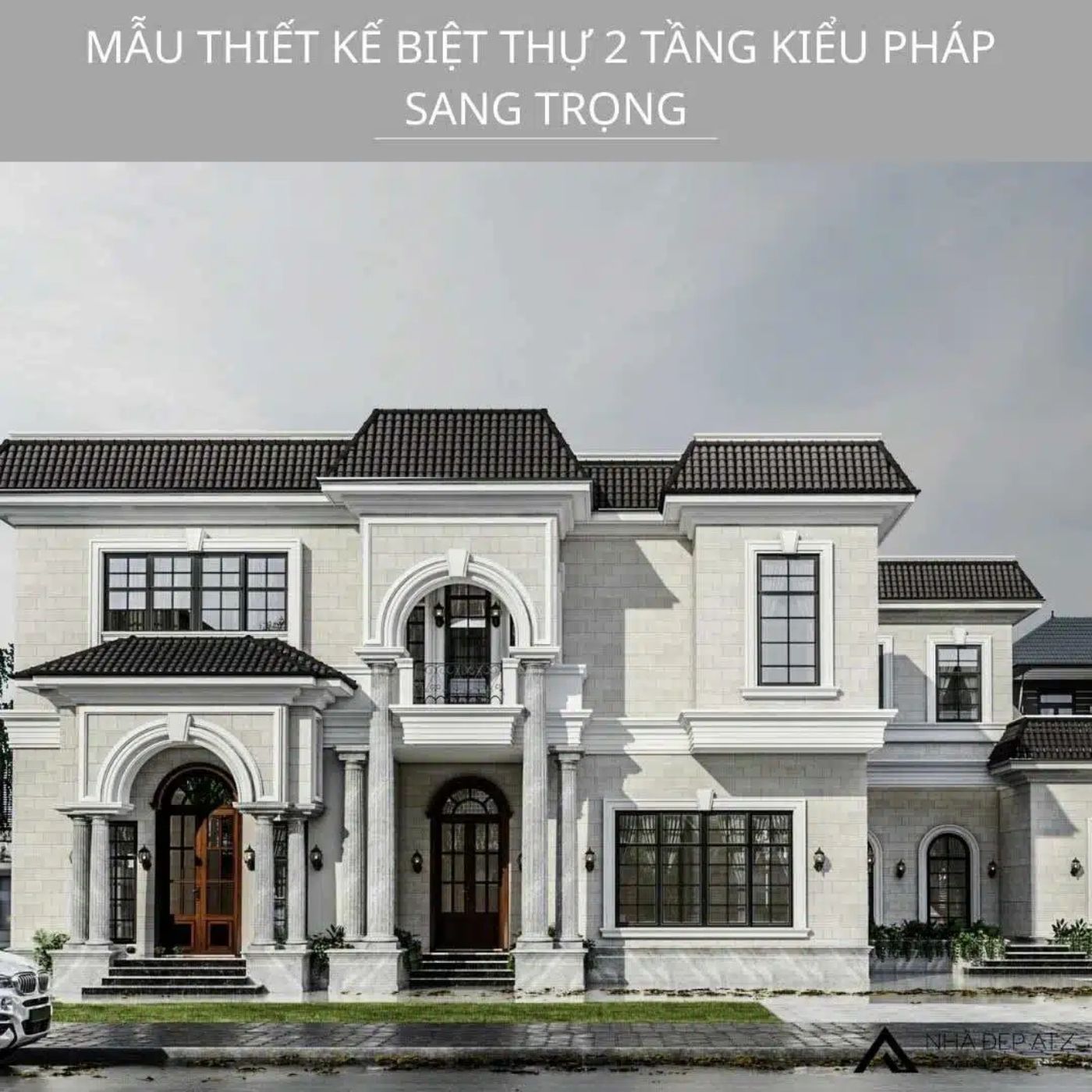 nha biet thu 2 tang tan co dien kieu phap dep.jpg