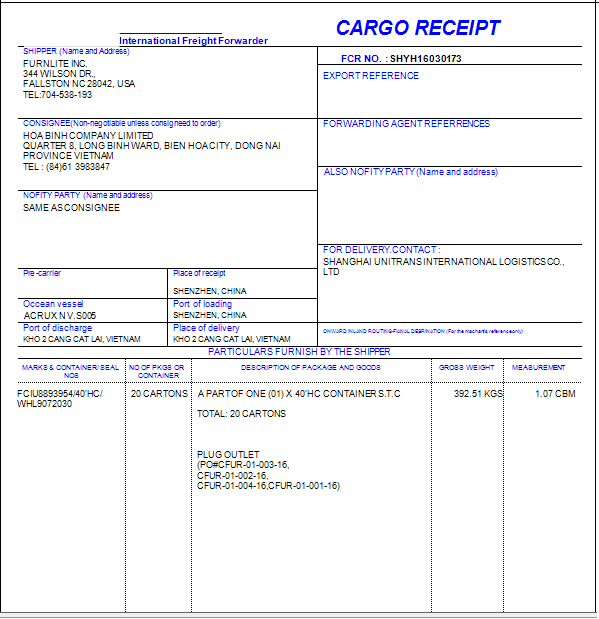 Vận chuyển - In phiếu Cargo Receipt.png